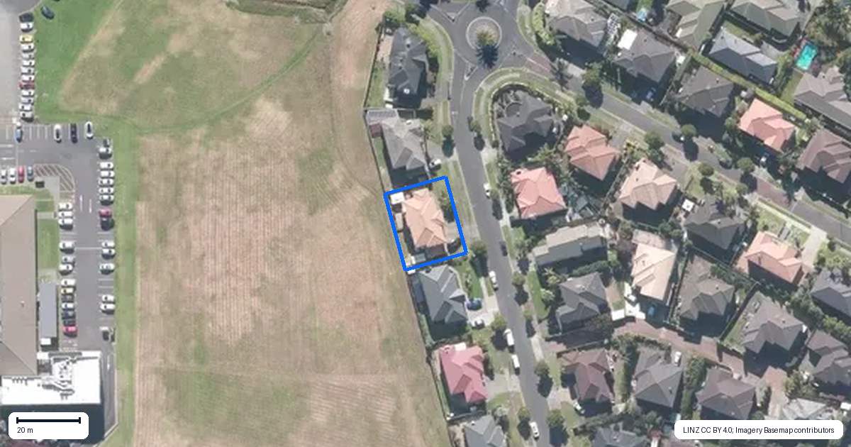 Property context map for 25 Amberwood Drive, Northpark, Auckland