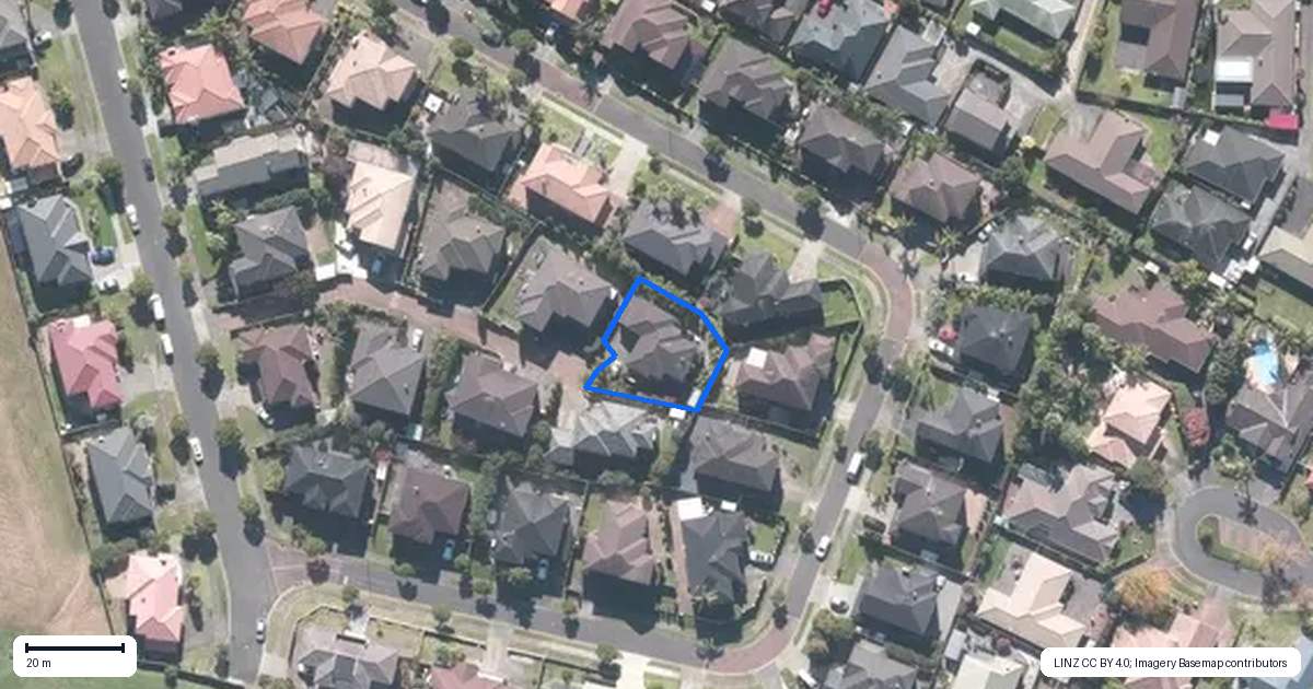 Property context map for 52 Amberwood Drive, Northpark, Auckland