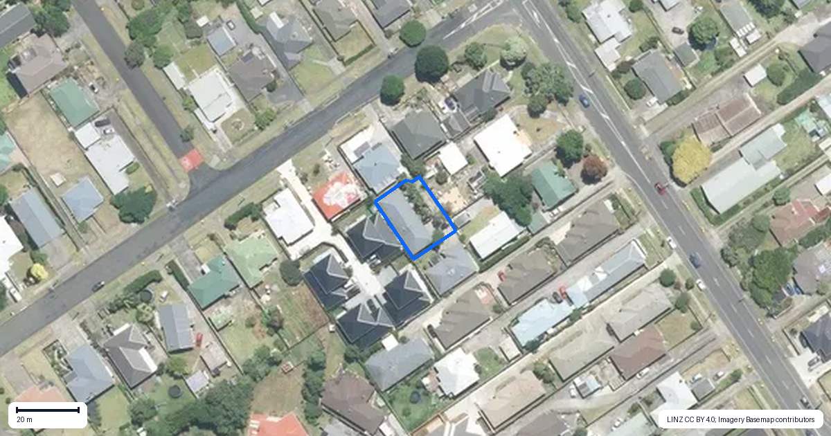 Property context map for 110A Victoria Street West, Pukekohe