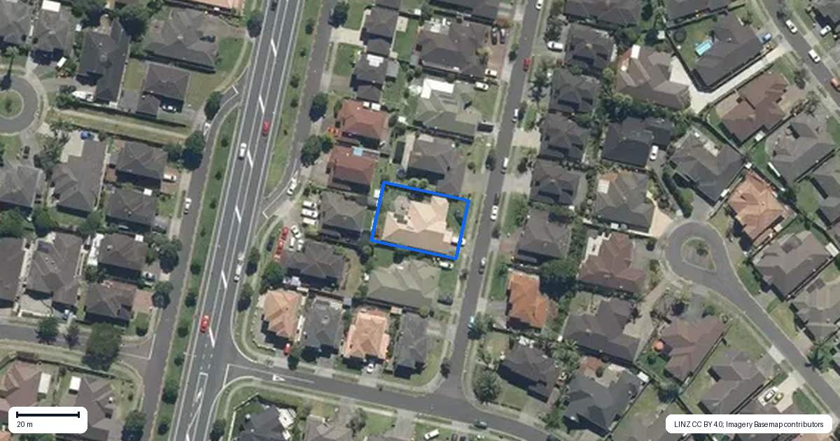 Property context map for 31 Baltersan Drive, Flat Bush, Auckland
