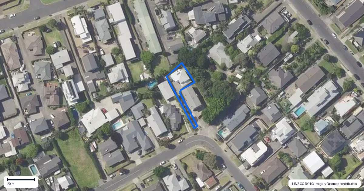 Property context map for 21B Bain Street, Mount Maunganui