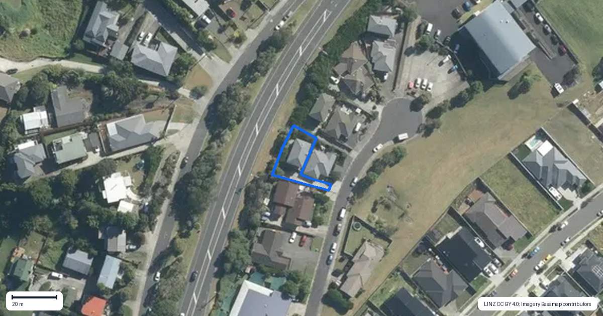 Property context map for 17 Greenview Lane, Red Beach, Whangaparaoa