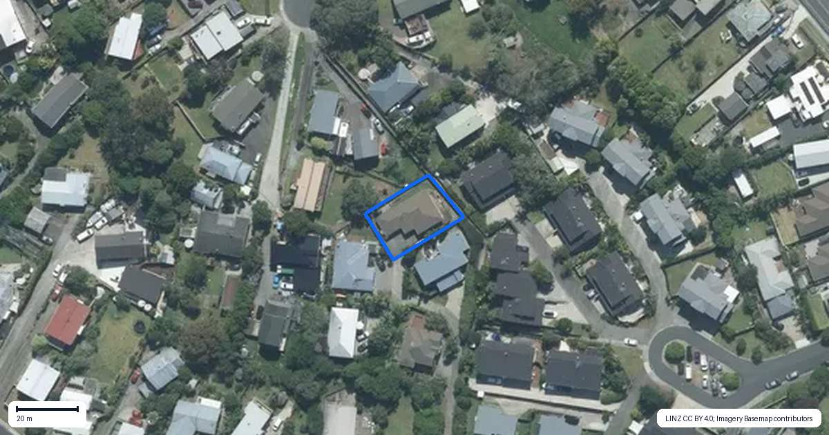 Property context map for 96 Brian Crescent, Stanmore Bay, Whangaparaoa
