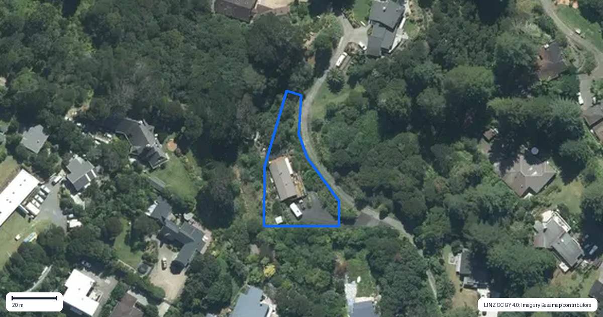 Property context map for 200C Wade River Road, Wade Heads, Whangaparaoa
