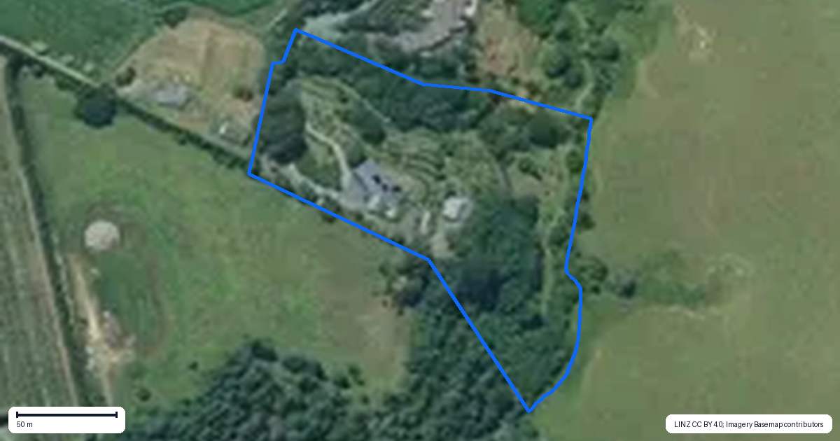 Property context map for 537D Kerikeri Road, Kerikeri