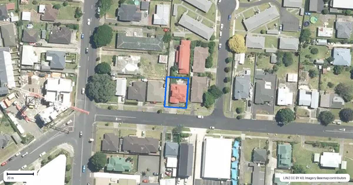 Property context map for 11 Albert Street, Pukekohe
