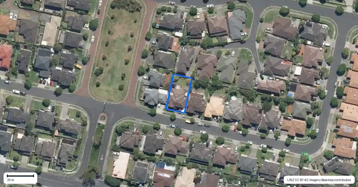 Property context map for 4 Bridgefield Crescent, Flat Bush, Auckland