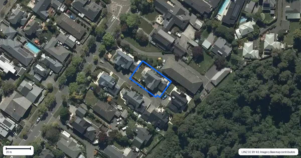 Property context map for 79A Totara Street, Fendalton, Christchurch