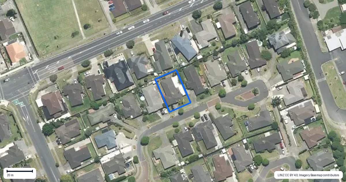 Property context map for 12 Sonterra Close, Randwick Park, Auckland