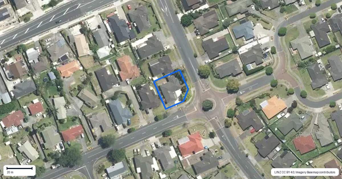Property context map for 36 Skelton Avenue, Randwick Park, Auckland