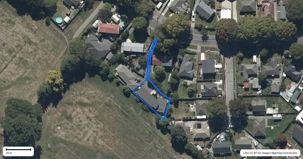 Property context map for 21A Guildford Street, Burnside, Christchurch