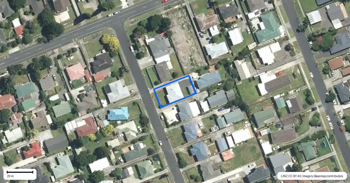 Property context map for 41 Hill Crescent, Papakura