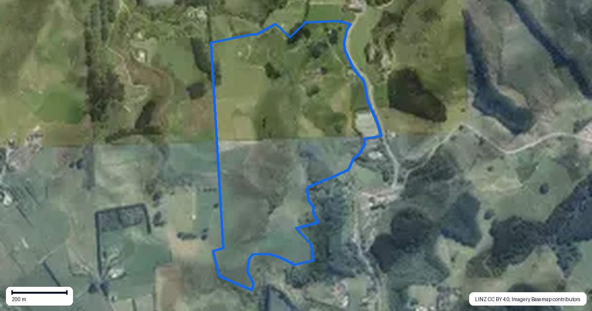 Property context map for 550 Kaitemako Road, Welcome Bay, Tauranga