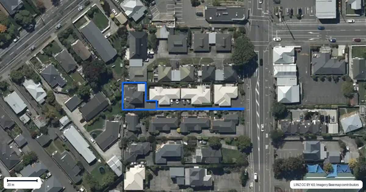 Property context map for 129C Colombo Street, Sydenham, Christchurch