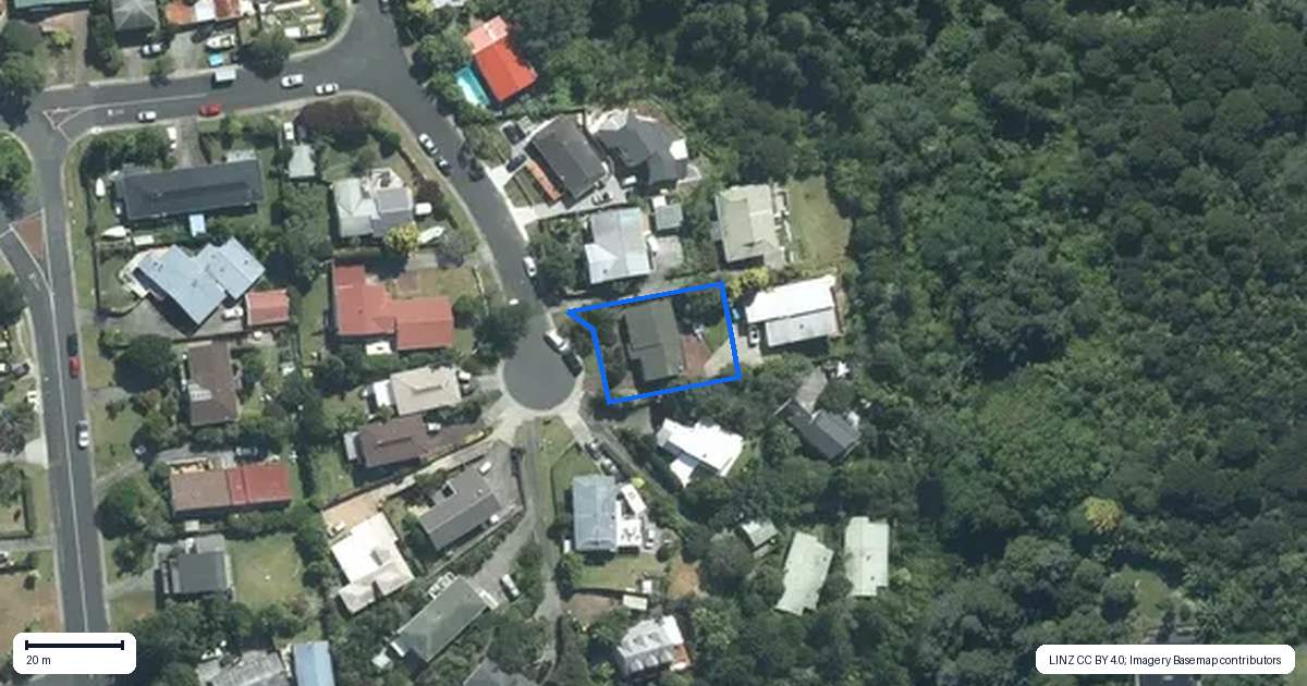 Property context map for 22 Reynolds Place, Torbay, Auckland