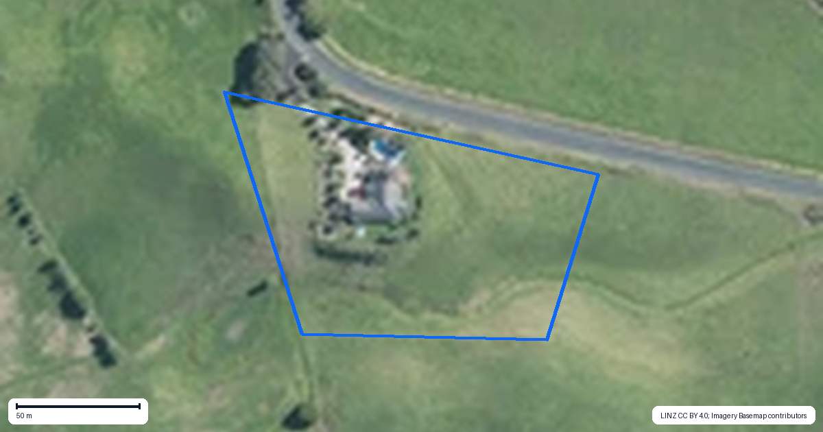 Property context map for 763 Kohekohe-Karioitahi Road, Pollok