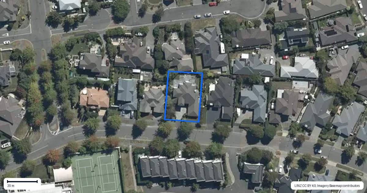 Property context map for 149 Hussey Road, Northwood, Christchurch