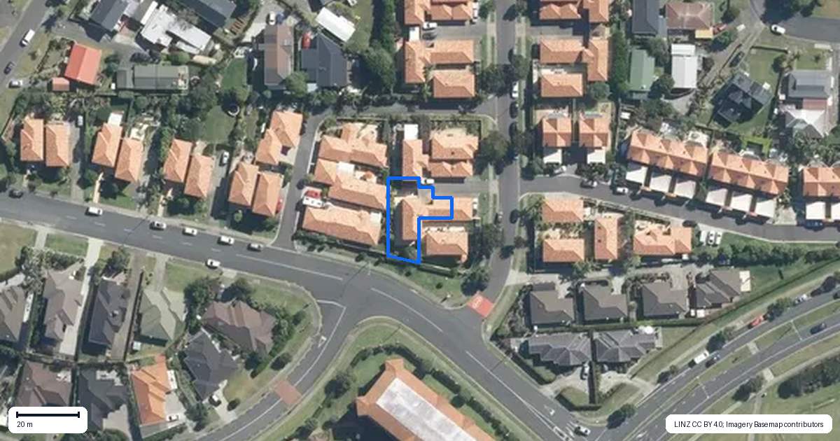 Property context map for 3 Millennial Way, Orewa