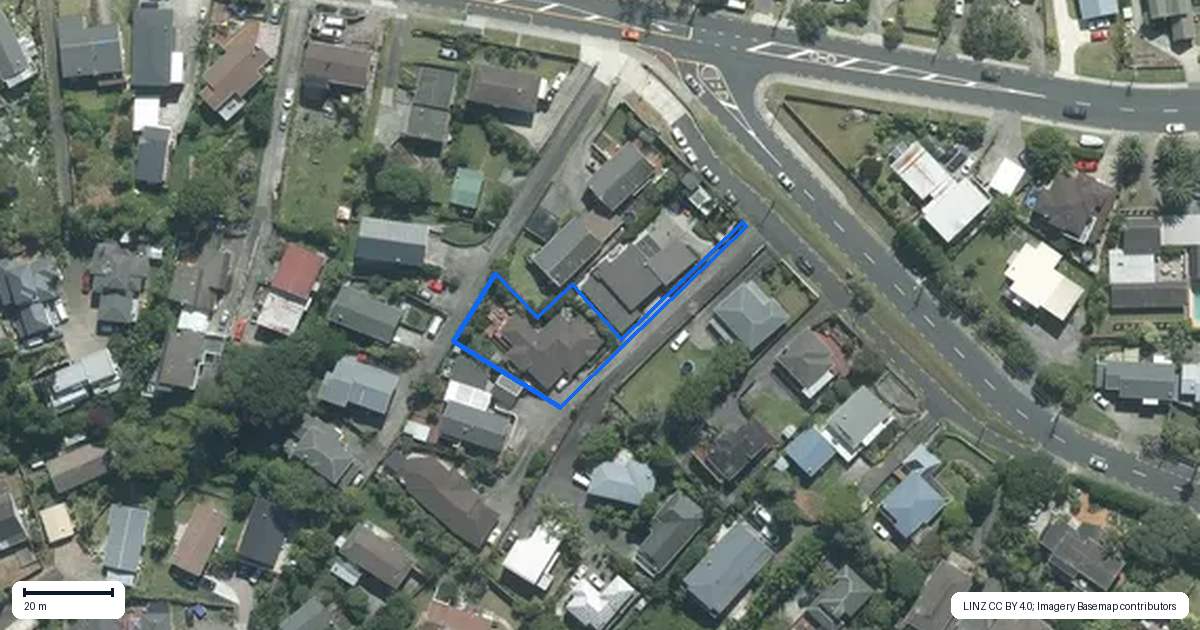 Property context map for 48A Carlisle Road, Browns Bay, Auckland