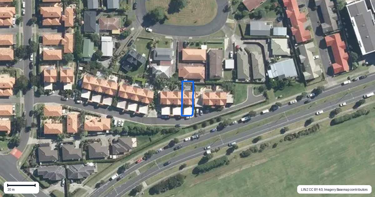 Property context map for 12 Millennial Way, Orewa
