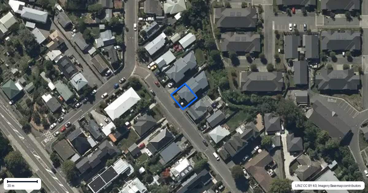 Property context map for 44 Browning Street, Sydenham, Christchurch
