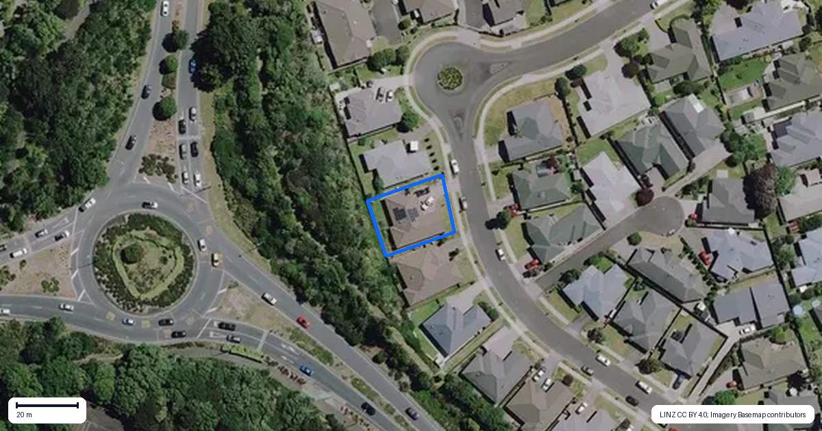 Property context map for 18 Mickelson Avenue, Rototuna, Hamilton