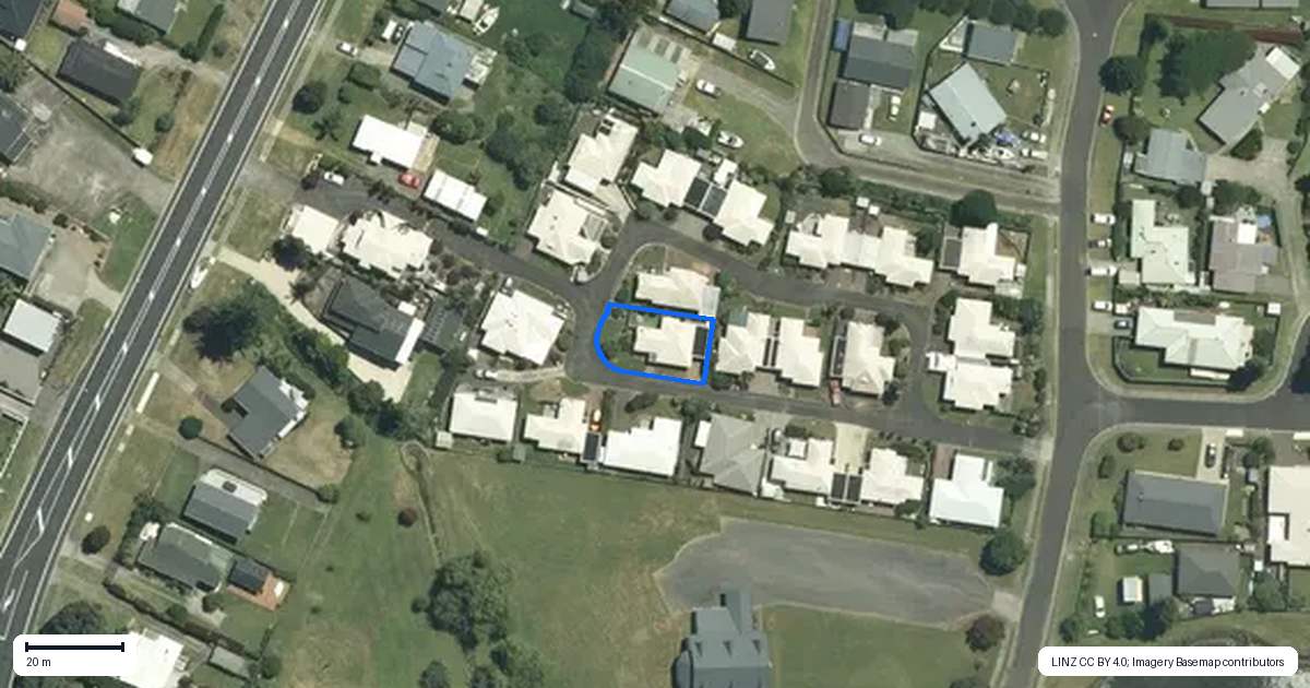 Property context map for 9 Garden Grove, Tairua