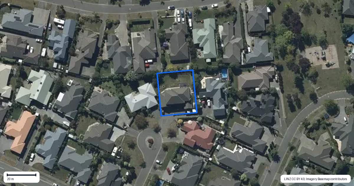 Property context map for 10 Matthew Place, Aidanfield, Christchurch
