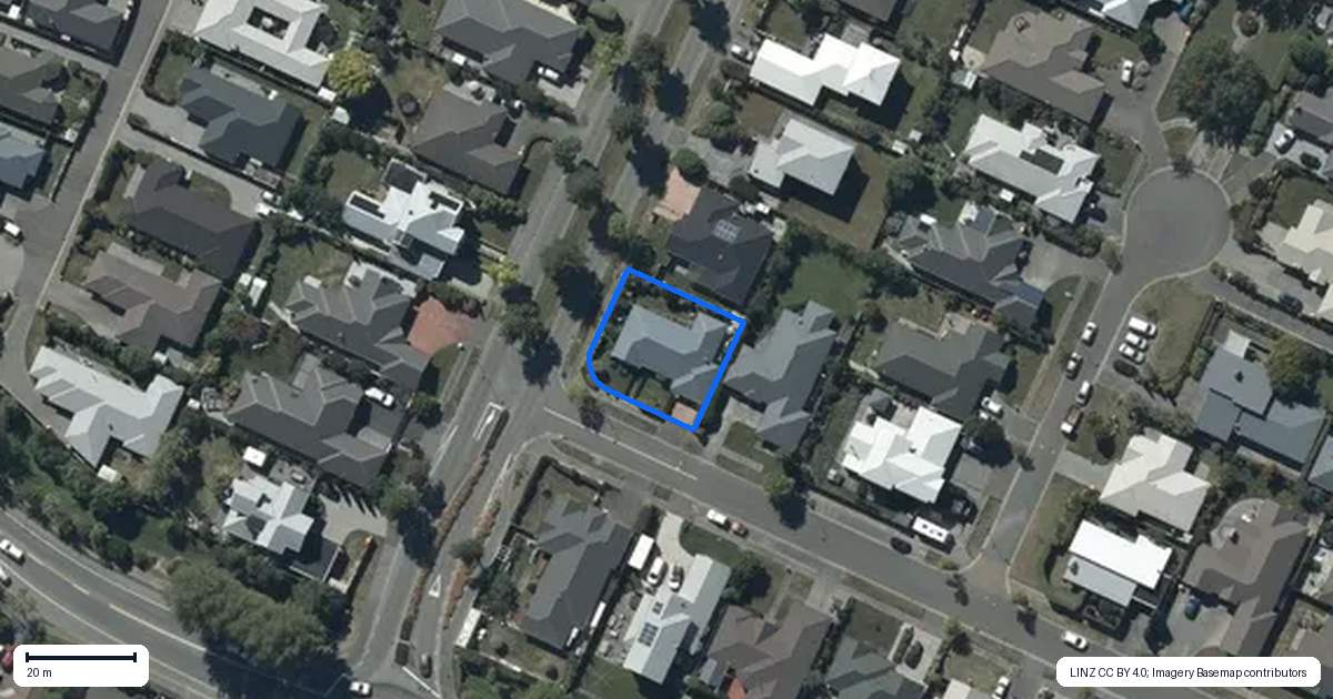 Property context map for 46 Eaglesome Avenue, Aidanfield, Christchurch