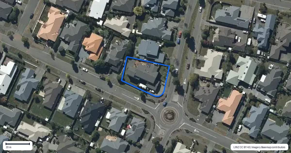 Property context map for 92 Bibiana Street, Aidanfield, Christchurch