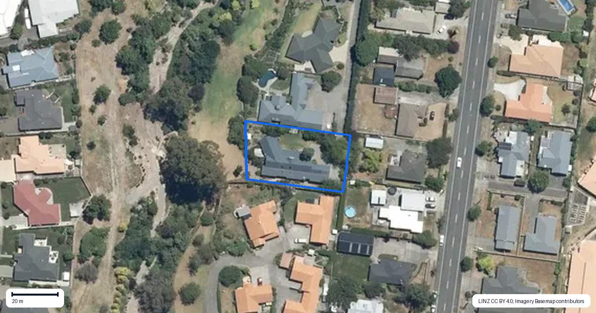 Property context map for 8/19 Arataki Road, Havelock North