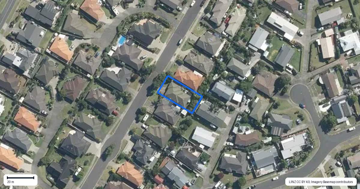 Property context map for 25 Chesterfield Way, Orewa