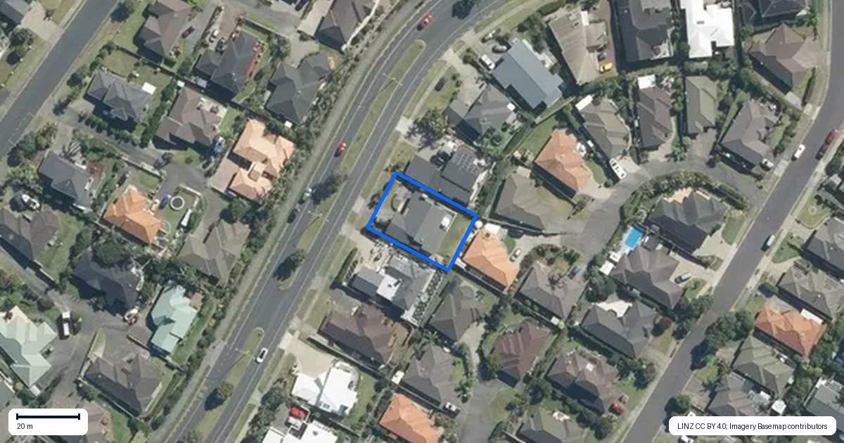 Property context map for 29 Grand Drive, Orewa