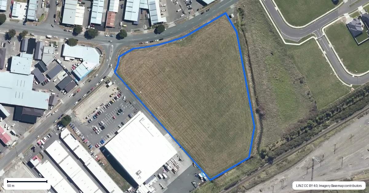 Property context map for 1 Jasper Place, Milson, Palmerston North