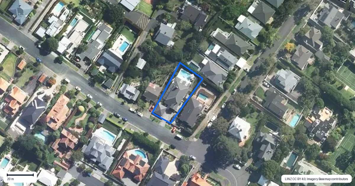 Property context map for 25 Ridings Road, Remuera, Auckland