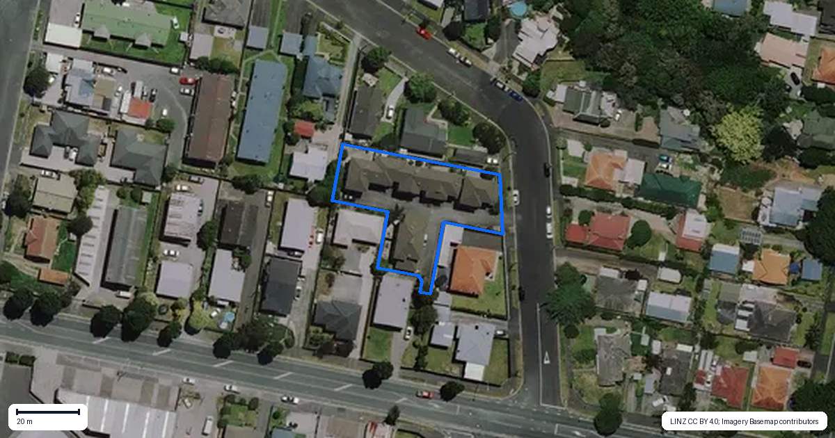 Property context map for 3C Dudley Terrace, Frankton, Hamilton