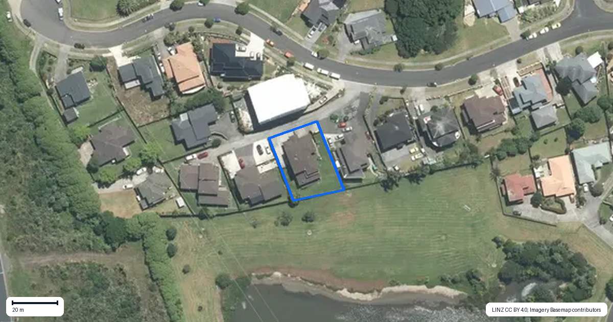 Property context map for 20 Fairchild Avenue, Goodwood Heights, Auckland