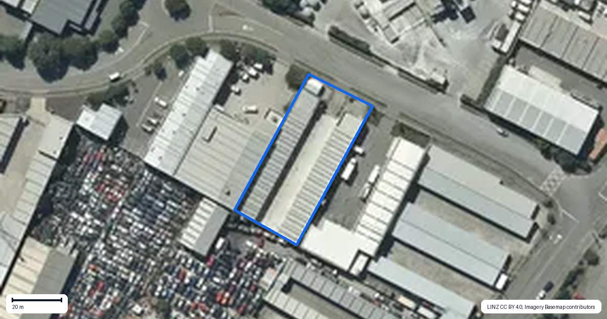 Property context map for 36 Tanya Street, Bromley, Christchurch