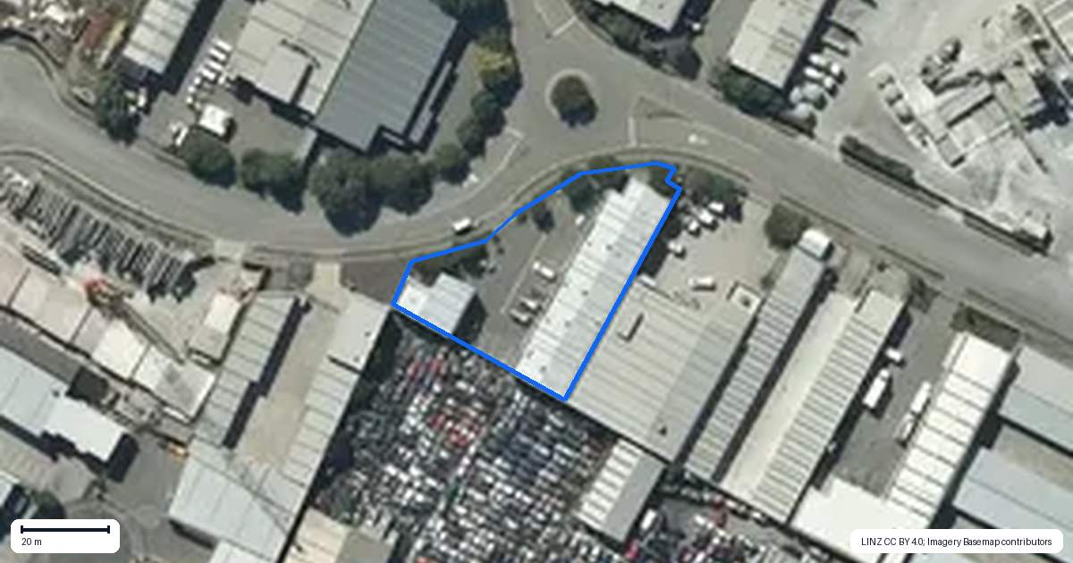 Property context map for 1/28 Tanya Street, Bromley, Christchurch
