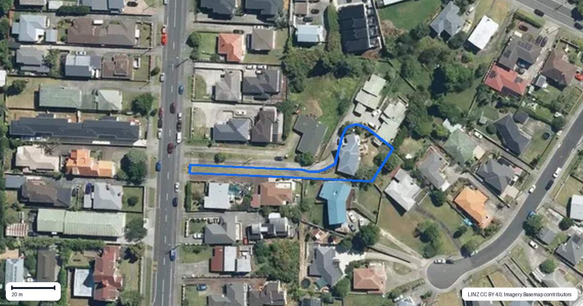 Property context map for 1588B Dominion Road Extension, Mount Roskill, Auckland