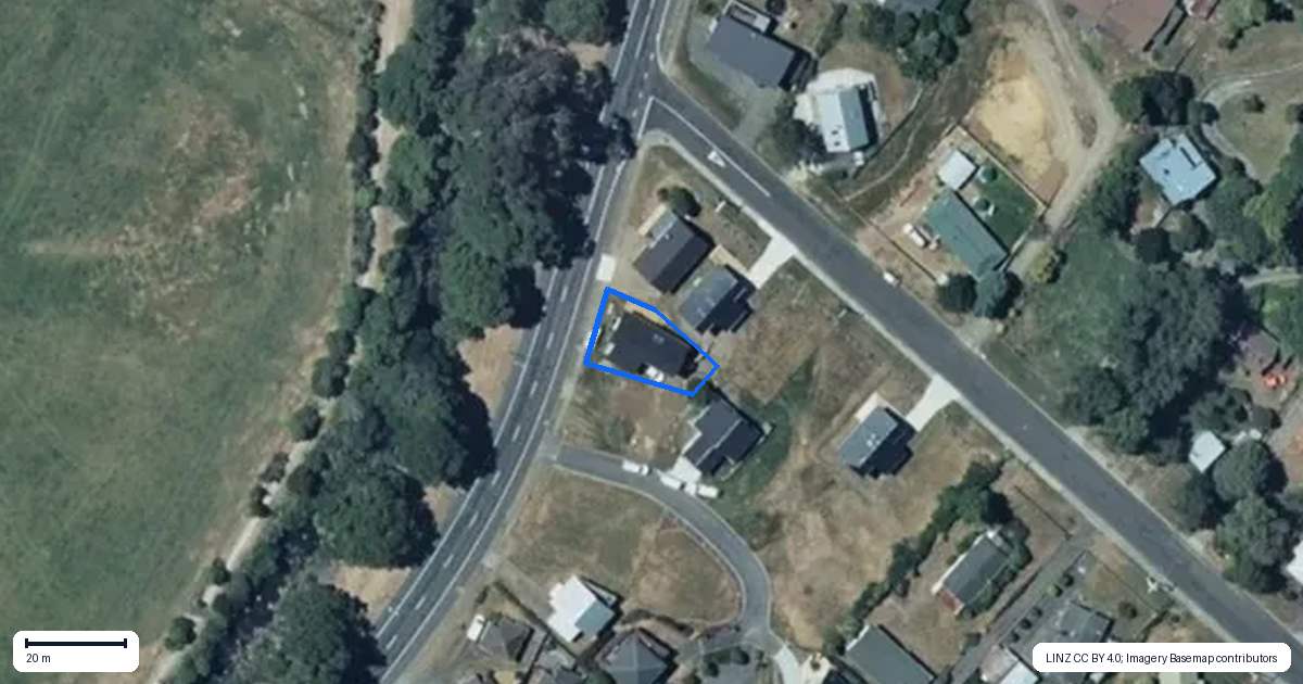 Property context map for 148 Mangawhero Terrace, Ohakune
