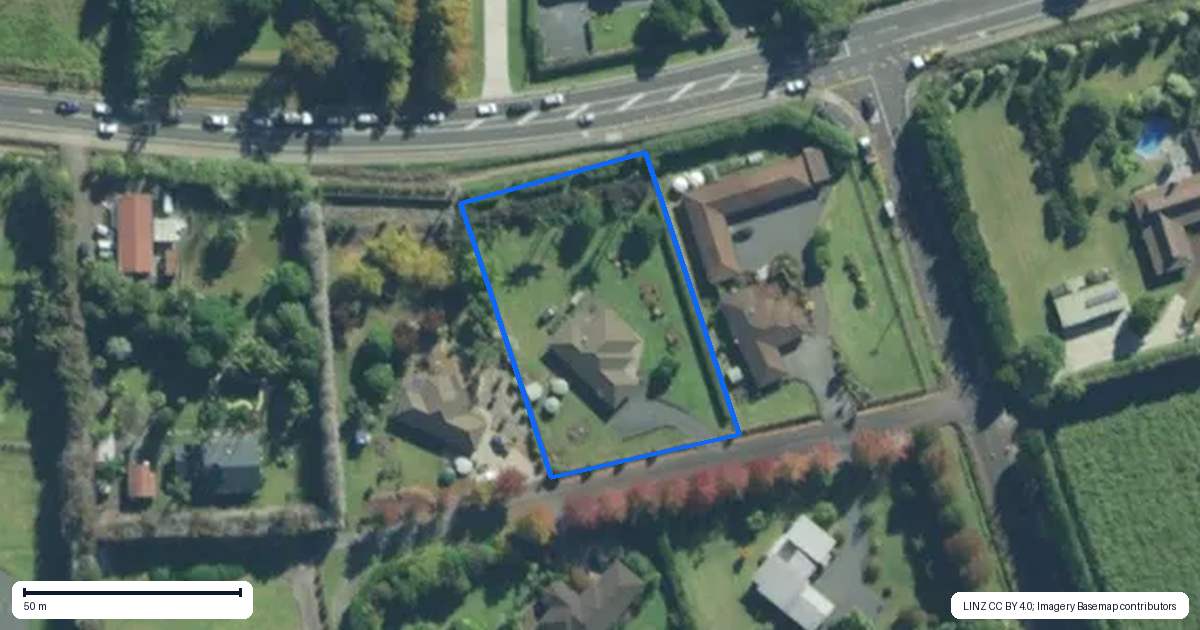 Property context map for 6 Amber Lane, Kerikeri