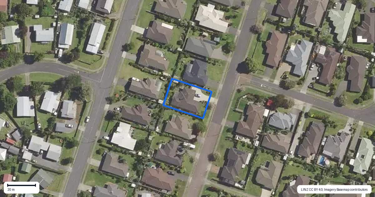 Property context map for 32 Longmynd Drive, Katikati
