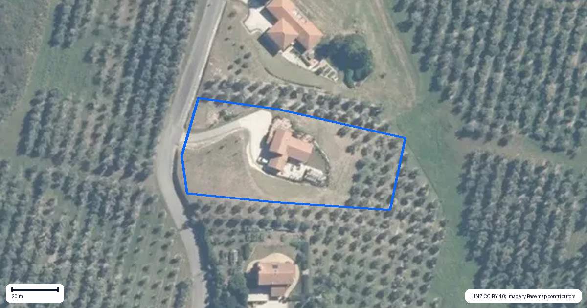 Property context map for 184 Horton Road, Tasman, Upper Moutere