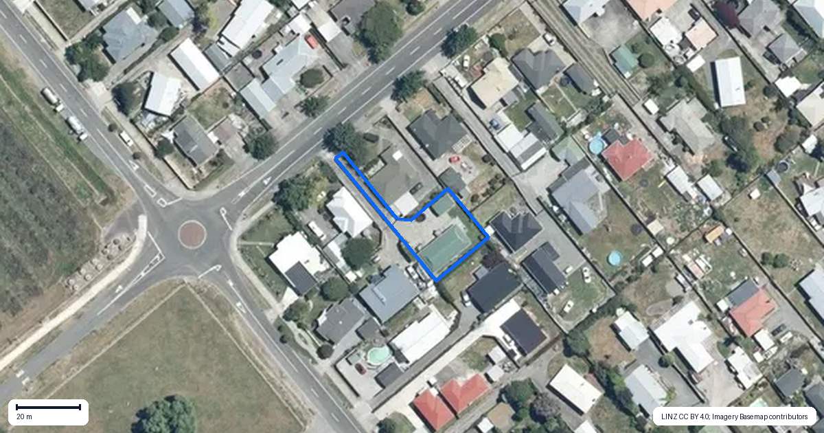 Property context map for 810A Park Road South, Akina, Hastings