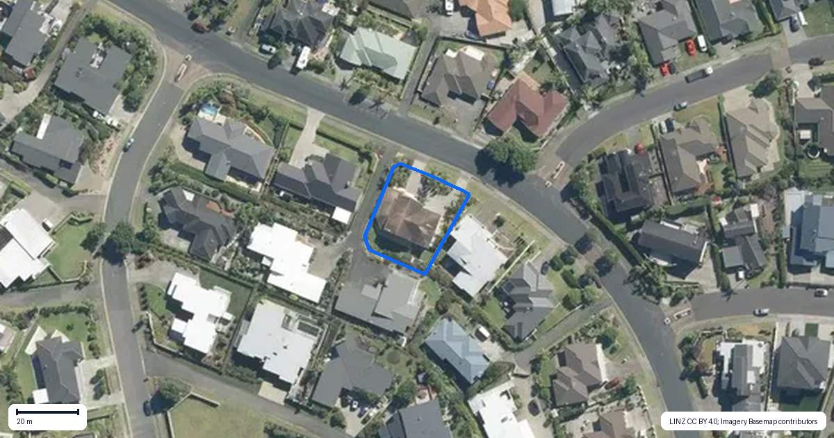 Property context map for 52 Grovenor Drive, Orewa