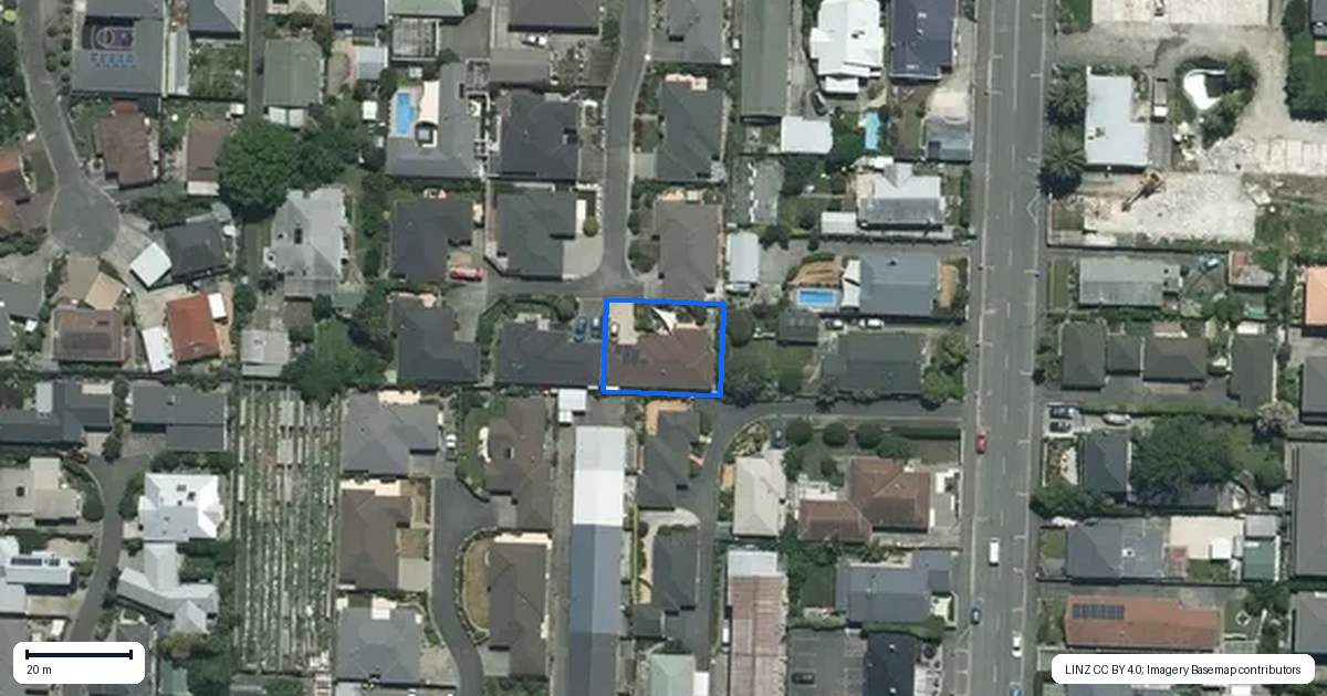 Property context map for 7 Persico Way, The Wood, Nelson