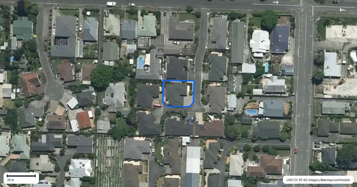 Property context map for 6 Persico Way, The Wood, Nelson