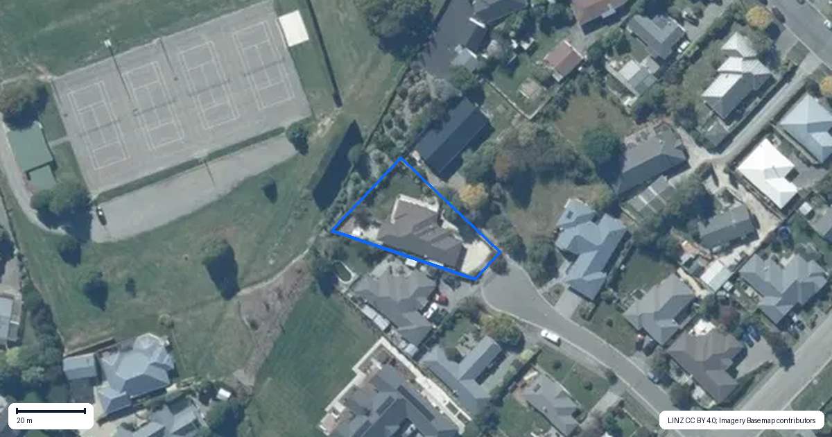 Property context map for 9 Fleming Drive, Leeston
