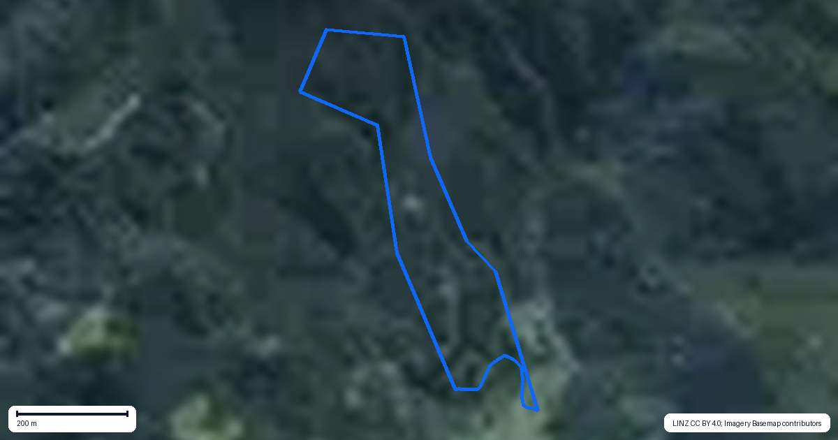 Property context map for 49 Gates Way, Totara North, Kaeo